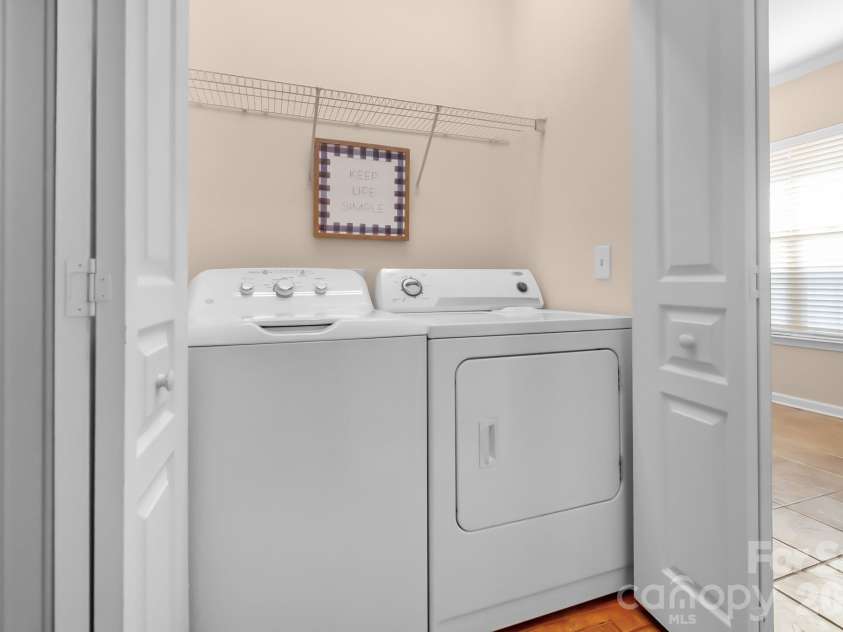3037 Azalea Drive, Fort Mill, SC 29707.  MLS# CAR4342633, YatesRealty ID 14632. Laundry with included Washer/Dryer