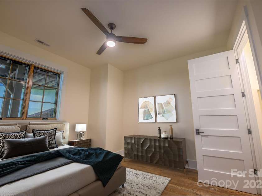 615 Macallan Drive, Waynesville, NC 28786.  MLS# CAR4262771, YatesRealty ID 14638. Lower Bedroom