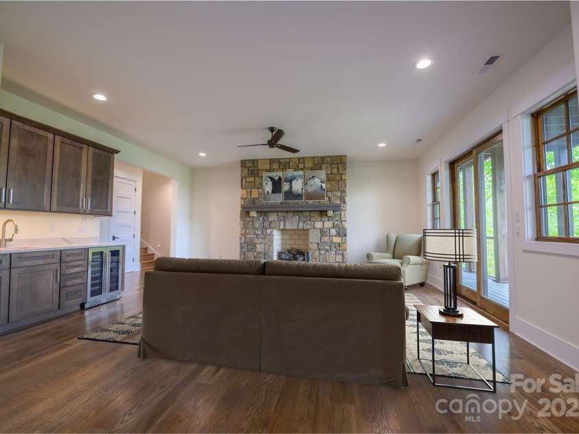 615 Macallan Drive, Waynesville, NC 28786.  MLS# CAR4262771, YatesRealty ID 14638. Lower Living