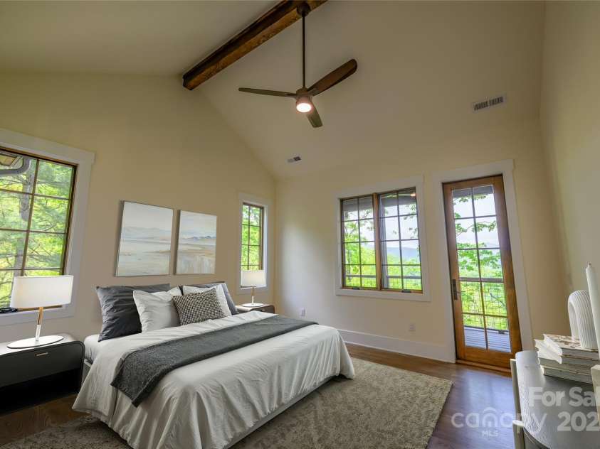 615 Macallan Drive, Waynesville, NC 28786.  MLS# CAR4262771, YatesRealty ID 14638. Primary Bedroom