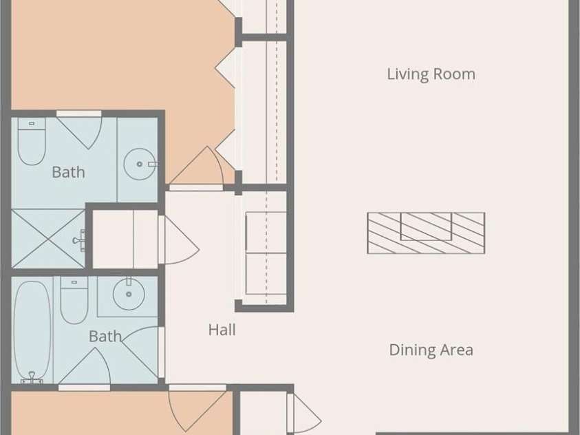 1203 Abbey Circle, Asheville, NC 28805.  MLS# CAR4315432, YatesRealty ID 14657. Floor plan