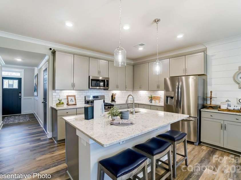 4217 Black Court, Harrisburg, NC 28075.  MLS# CAR4237312, YatesRealty ID 14659. Will have white quartz countertops, & white cabinets