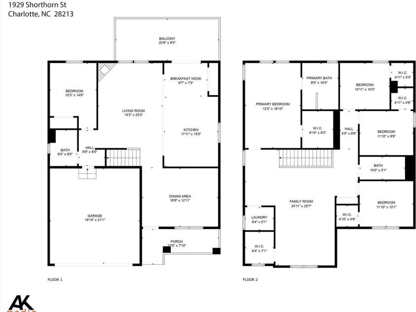 1929 Shorthorn Street, Charlotte, NC 28213.  MLS# CAR4240482, YatesRealty ID 14669. 
