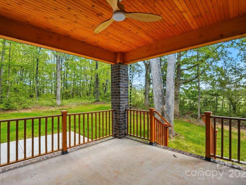 3738 Glen Arbor Drive, Maiden, NC 28650.  MLS# CAR4227504, YatesRealty ID 14671. Covered Porch w/private back yard