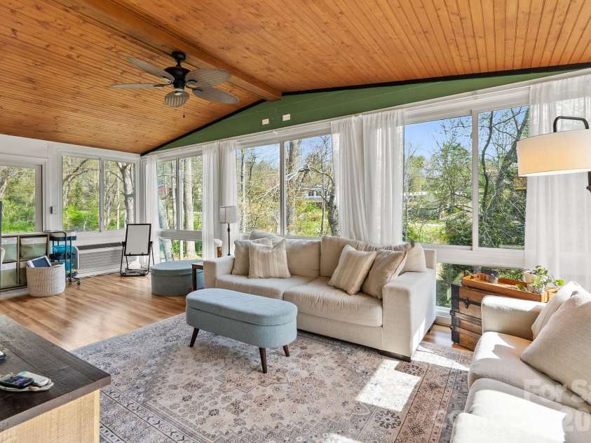 29 Muirfield Drive, Arden, NC 28704.  MLS# CAR4364187, YatesRealty ID 14672. Large Bright Sunroom 