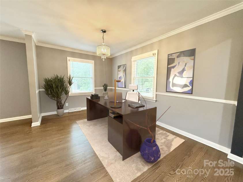 622 University Drive, Rock Hill, SC 29730.  MLS# CAR4259757, YatesRealty ID 14678. *Virtually Staged*Breakfast area/office