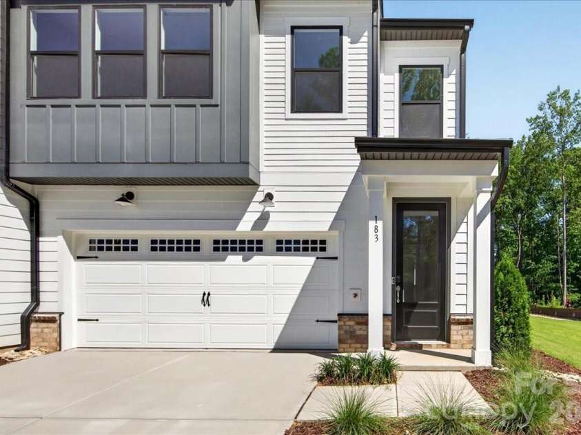 183 Landy Street, Fort Mill, SC 29715.  MLS# CAR4360547, YatesRealty ID 14679. 2 Bay garage with driveway