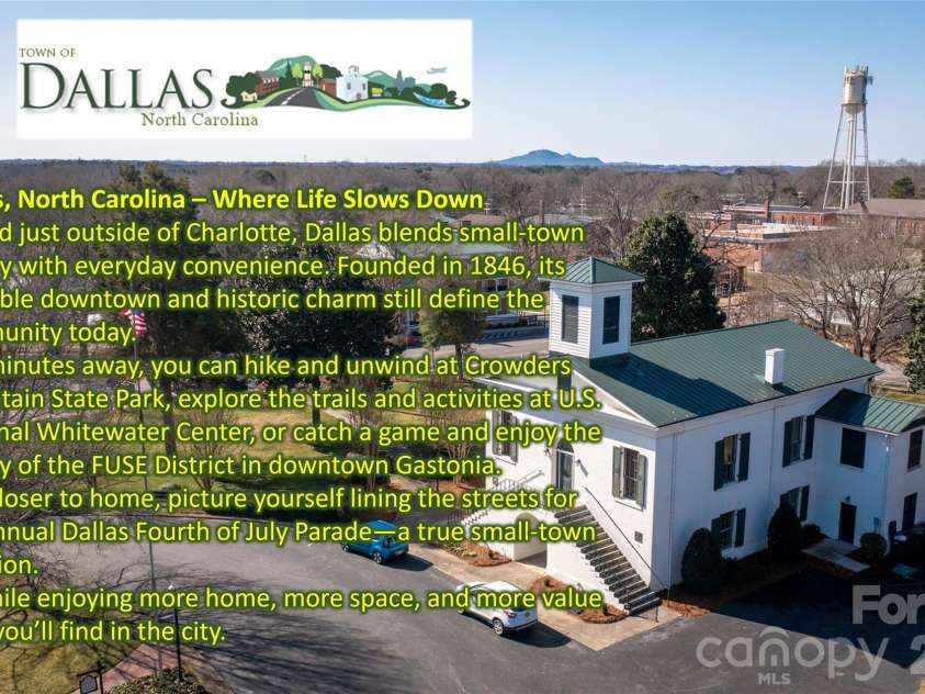 106 Outback Lane, Dallas, NC 28034.  MLS# CAR4364178, YatesRealty ID 14699. 