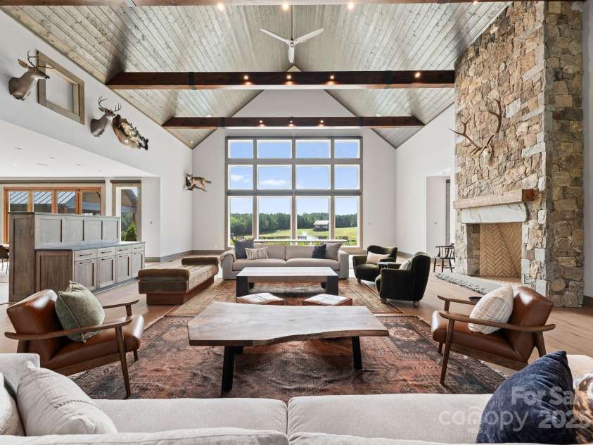 3759 NC 24/27 Highway, Cameron, NC 28326.  MLS# CAR4277323, YatesRealty ID 147. Hunting Lodge Interior