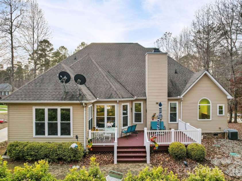 169 Winding Creek Drive, Troutman, NC 28166.  MLS# CAR4323292, YatesRealty ID 14707. Back view