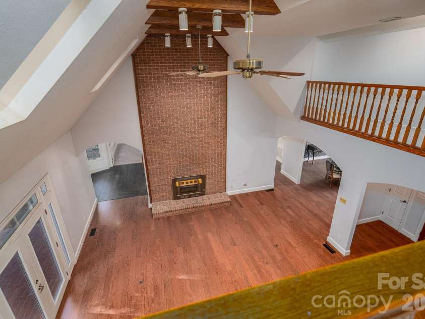 208 Hollow Road, Lincolnton, NC 28092.  MLS# CAR4316864, YatesRealty ID 14714. View from loft