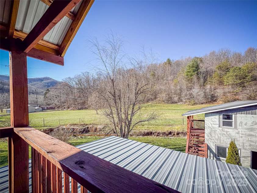 31 Black Branch Road, Canton, NC 28716.  MLS# CAR4208487, YatesRealty ID 14718. View from the upper porch