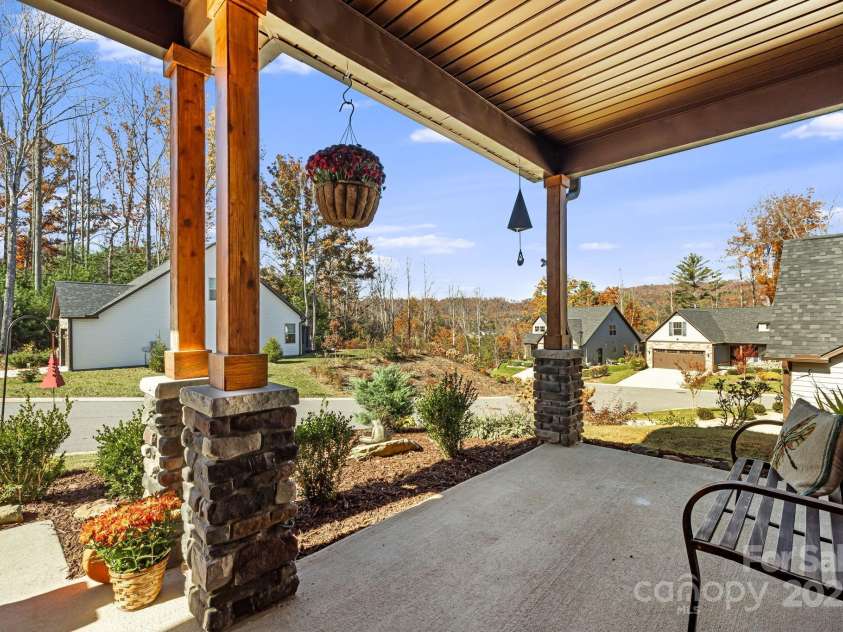 504 Rosebud Orchid Way, Weaverville, NC 28787.  MLS# CAR4318464, YatesRealty ID 14719. Beautiful well well-manicured neighborhood for evening strolls, and watching a sunset.