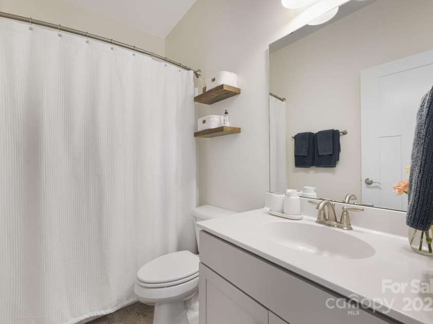 504 Rosebud Orchid Way, Weaverville, NC 28787.  MLS# CAR4318464, YatesRealty ID 14719. Lower-Level Bathroom