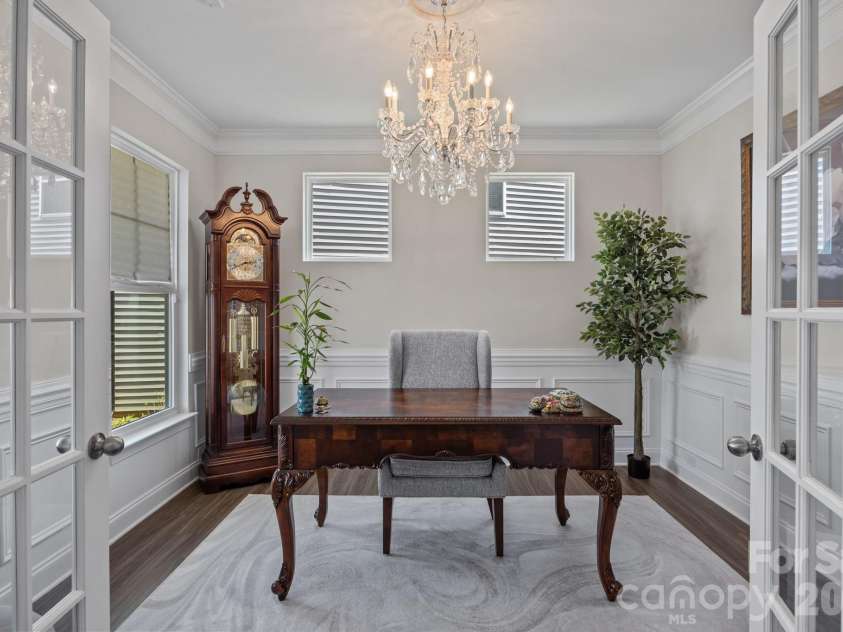 154 Cotton Field Drive, Statesville, NC 28677.  MLS# CAR4358774, YatesRealty ID 14724. Downstairs Office/formal dining room