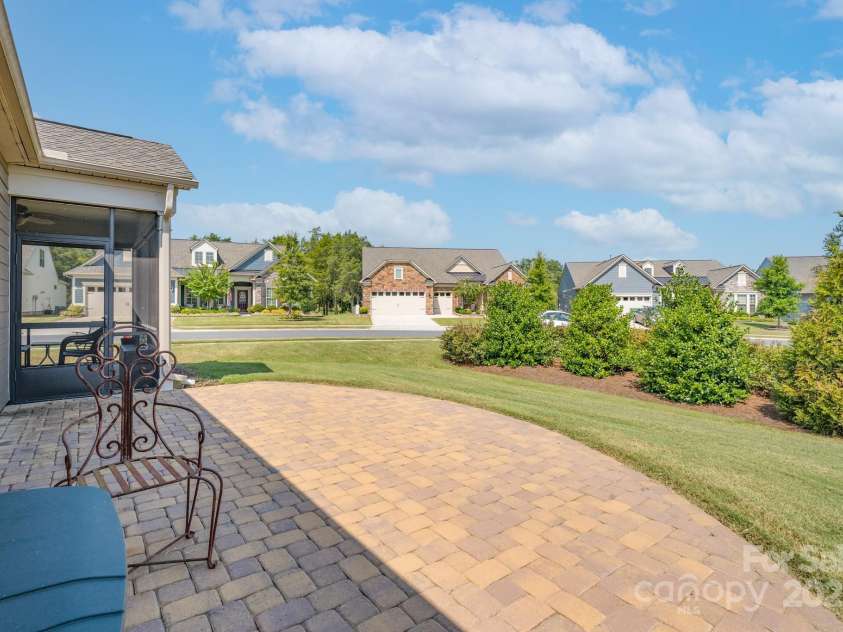 3087 Bartlett Street, Fort Mill, SC 29715.  MLS# CAR4177276, YatesRealty ID 14730. Rear Patio