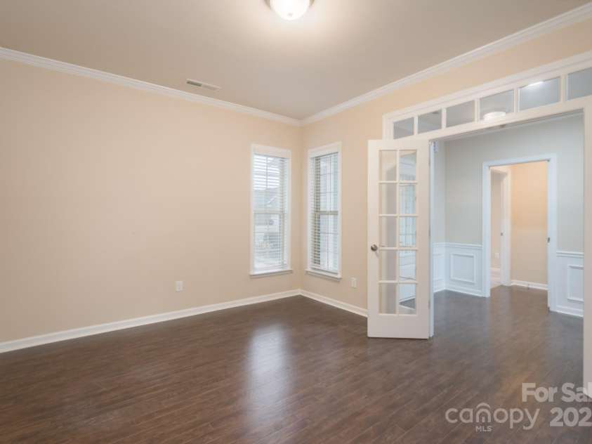 3087 Bartlett Street, Fort Mill, SC 29715.  MLS# CAR4177276, YatesRealty ID 14730. Study or front office