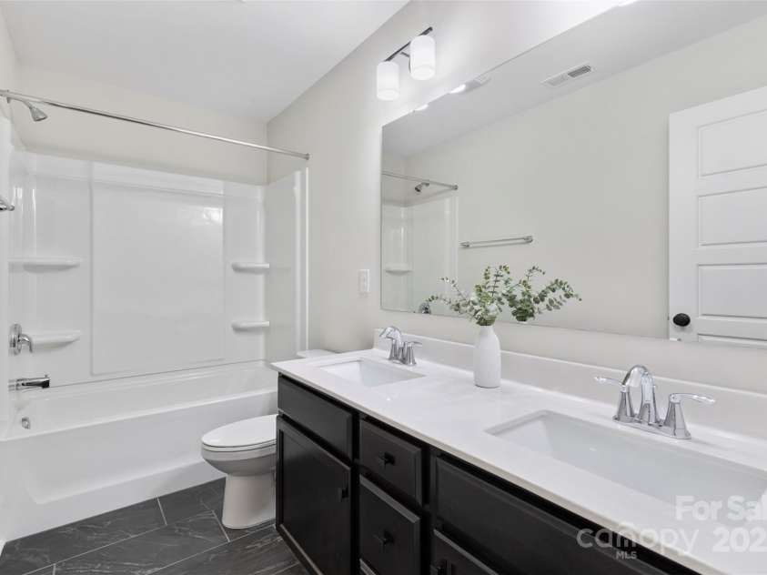 1308 Stone Marker Drive, Monroe, NC 28112.  MLS# CAR4251251, YatesRealty ID 14731. Guest Bathroom on Second Floor