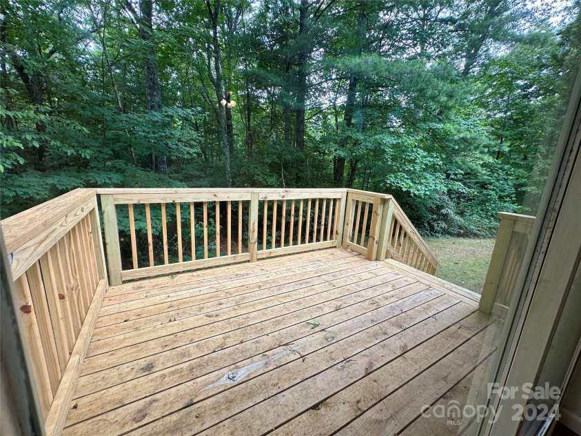 1482 Humpback Mountain Road, Spruce Pine, NC 28777.  MLS# CAR4160695, YatesRealty ID 14734. Back Deck - Great area for grilling