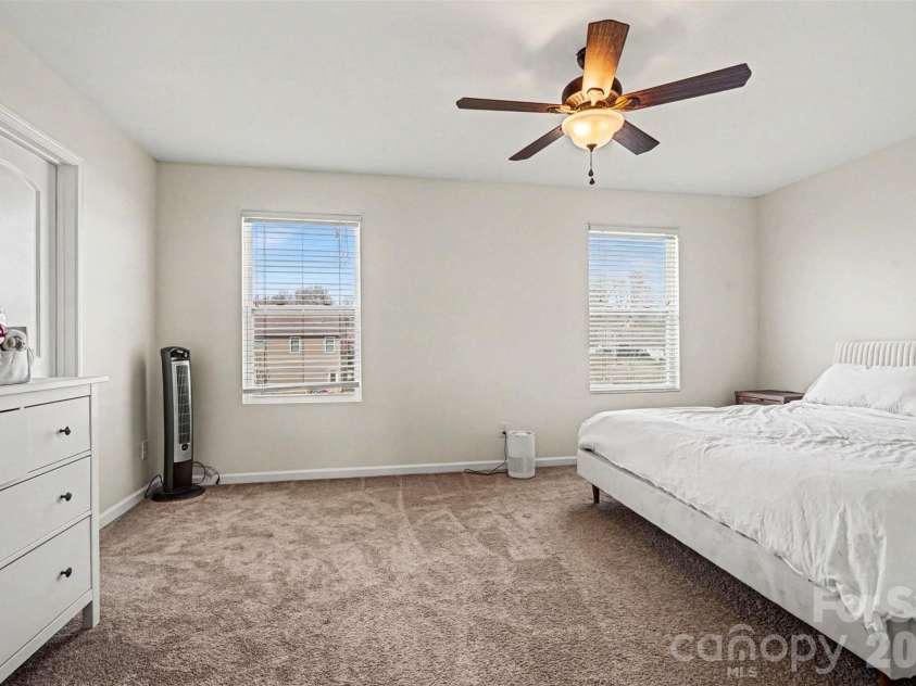 2419 Impatien Drive, Charlotte, NC 28215.  MLS# CAR4355109, YatesRealty ID 14740. Primary Bedroom