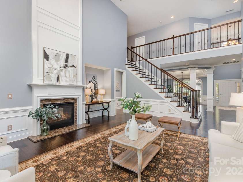 10202 Alouette Drive, Waxhaw, NC 28173.  MLS# CAR4250954, YatesRealty ID 14743. This space also overlooks the stairs leading up to the secondary bedrooms