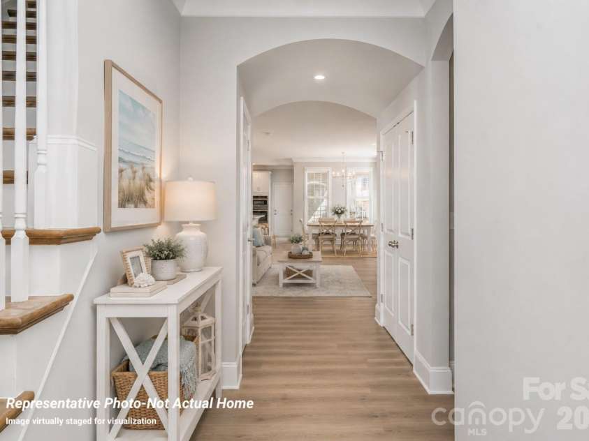 10213 Rainier Trail Drive, Huntersville, NC 28078.  MLS# CAR4342351, YatesRealty ID 14756. Foyer - Virtually Staged