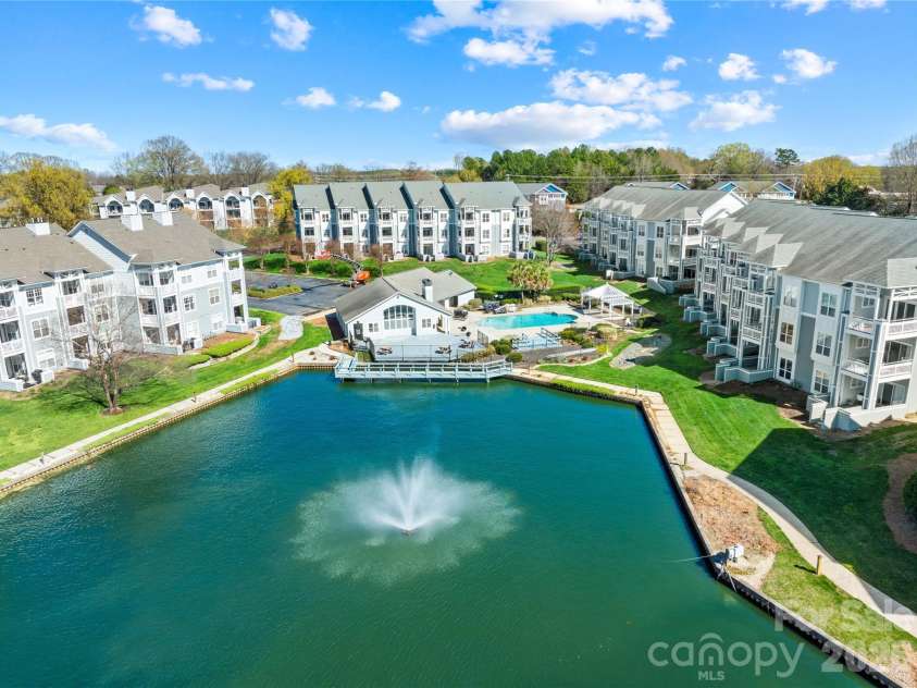 18700 Nautical Drive, Cornelius, NC 28031.  MLS# CAR4357308, YatesRealty ID 14763. Community Pool and Pond