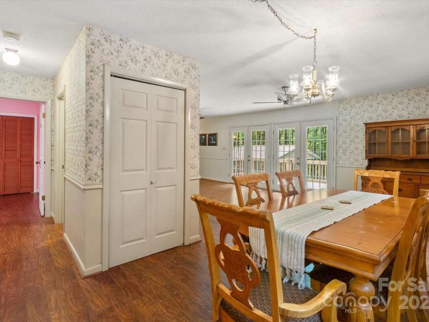 350 Stagecoach Road, Zirconia, NC 28790.  MLS# CAR4262854, YatesRealty ID 14765. Dining Room view 2