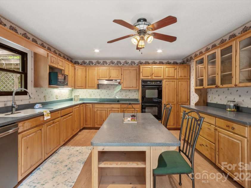 350 Stagecoach Road, Zirconia, NC 28790.  MLS# CAR4262854, YatesRealty ID 14765. Kitchen view 3