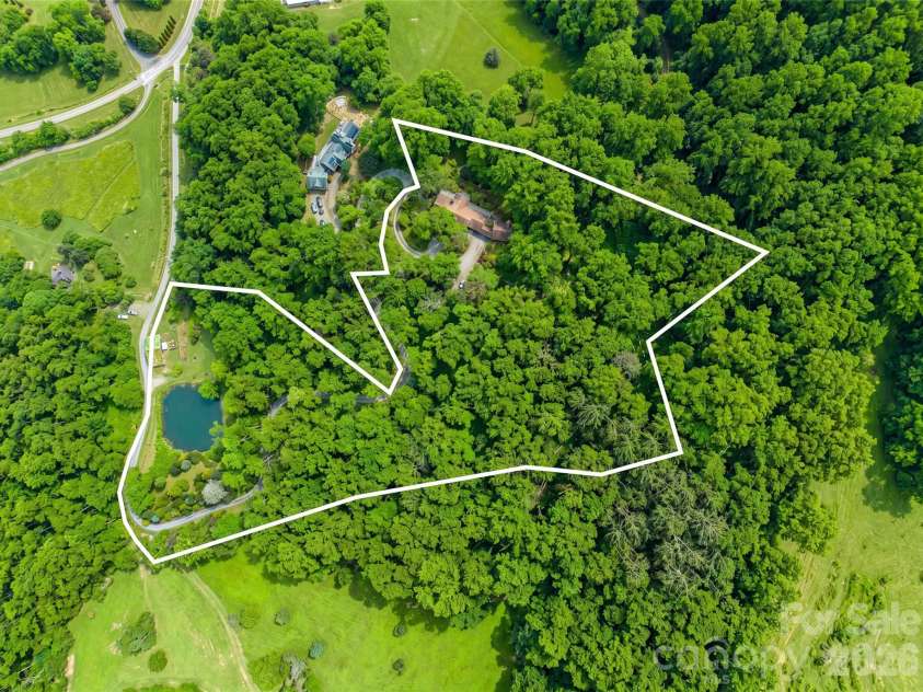 198 Brooks Branch Road, Leicester, NC 28748.  MLS# CAR4342516, YatesRealty ID 14773. 8.5 Acres!