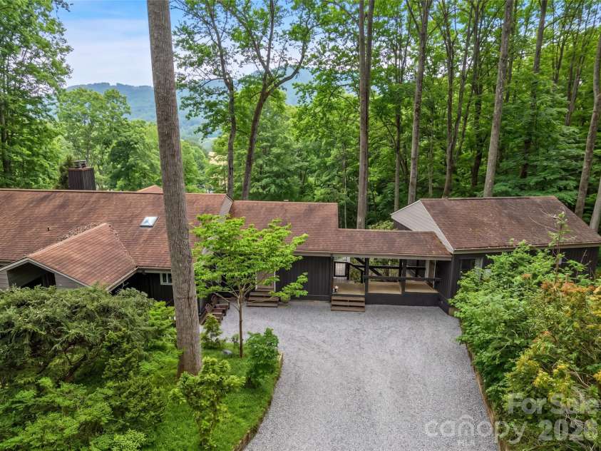 198 Brooks Branch Road, Leicester, NC 28748.  MLS# CAR4342516, YatesRealty ID 14773. Flat parking area