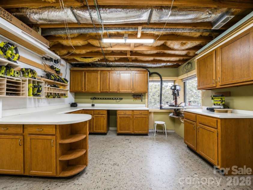 198 Brooks Branch Road, Leicester, NC 28748.  MLS# CAR4342516, YatesRealty ID 14773. Workshop for the master wood worker!
