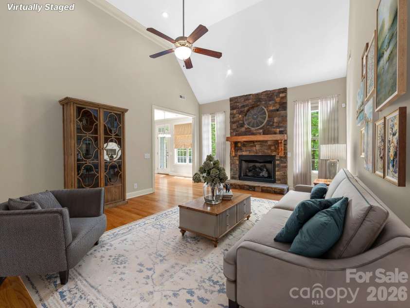 42 Woodridge Court, Columbus, NC 28722.  MLS# CAR4367047, YatesRealty ID 14775. Virtually staged