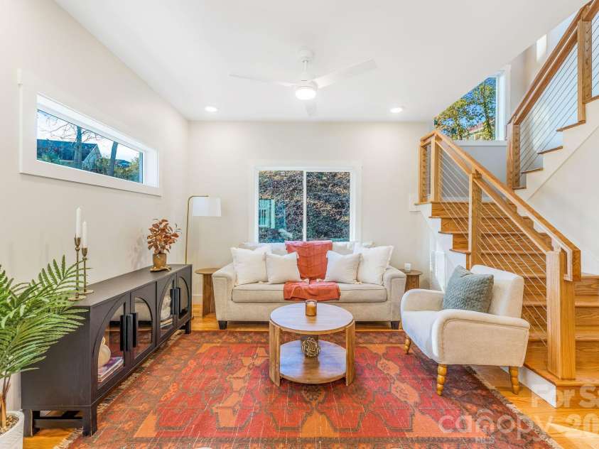 67 Crestfield Avenue, Asheville, NC 28804.  MLS# CAR4351848, YatesRealty ID 14793. Thoughtful living space