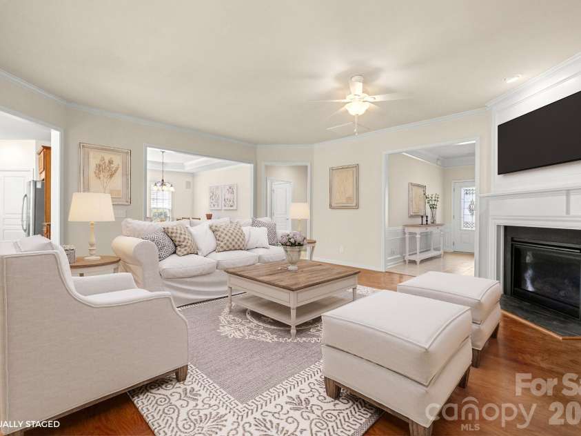 6015 Congaree Court, Indian Land, SC 29707.  MLS# CAR4370619, YatesRealty ID 14801. Virtually Staged