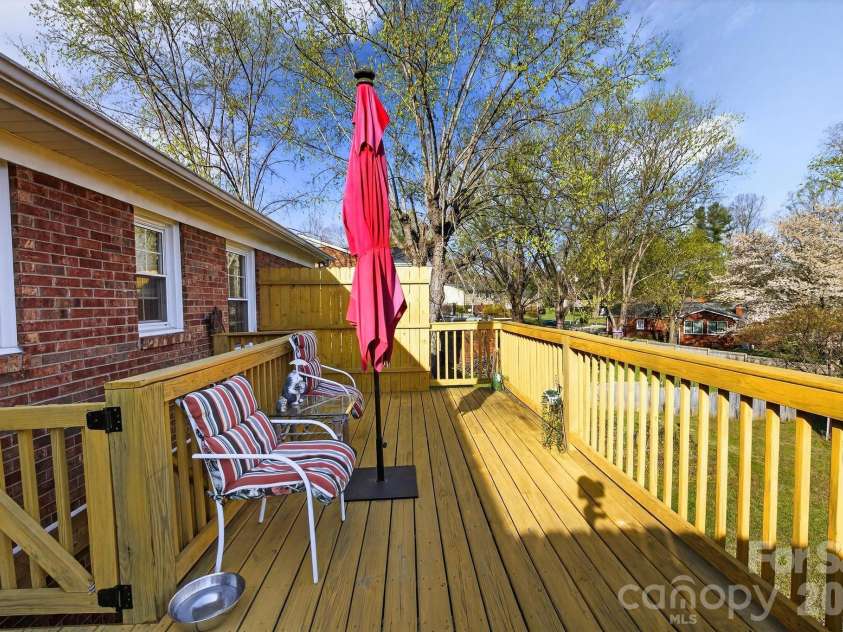 708 Wilmore Street, Lenoir, NC 28645.  MLS# CAR4360264, YatesRealty ID 14812. Deck