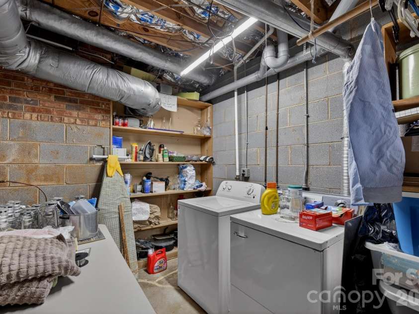 708 Wilmore Street, Lenoir, NC 28645.  MLS# CAR4360264, YatesRealty ID 14812. Laundry in basement