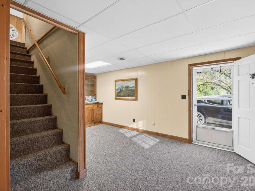 708 Wilmore Street, Lenoir, NC 28645.  MLS# CAR4360264, YatesRealty ID 14812. Stairs to basement, additional space