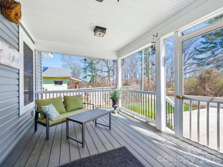 482 Booker Street, Asheville, NC 28803.  MLS# CAR4362039, YatesRealty ID 14819. Composite decking material