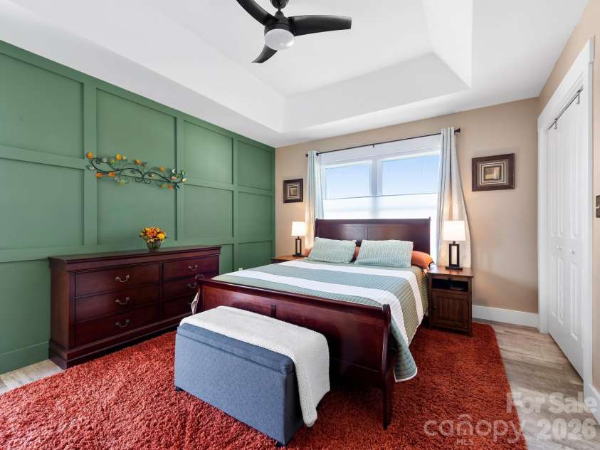 482 Booker Street, Asheville, NC 28803.  MLS# CAR4362039, YatesRealty ID 14819. Primary bedroom