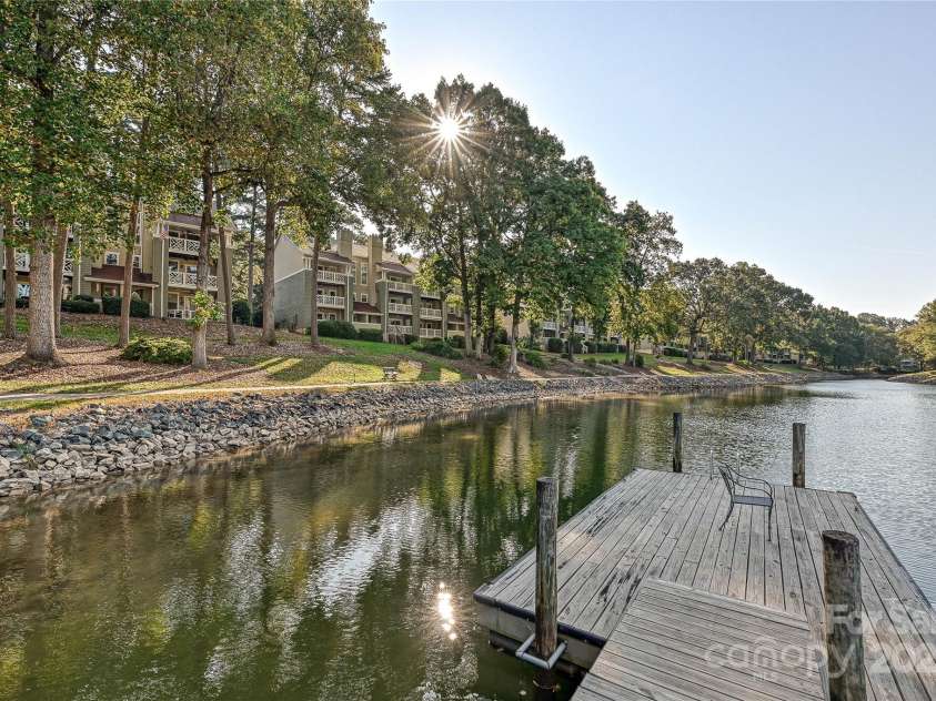 19901 Henderson Road, Cornelius, NC 28031.  MLS# CAR4306229, YatesRealty ID 14825. Peaceful Waterfront Condo!