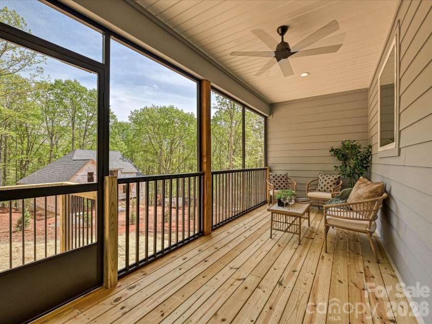 5310 Liberty Hill Road, York, SC 29745.  MLS# CAR4354185, YatesRealty ID 14827. Back screened-in porch