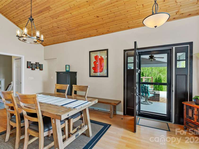 283 Grapevine Cove, Waynesville, NC 28785.  MLS# CAR4260835, YatesRealty ID 14836. New front door