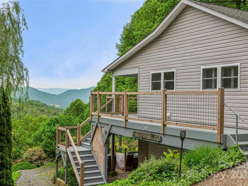 283 Grapevine Cove, Waynesville, NC 28785.  MLS# CAR4260835, YatesRealty ID 14836. Seemingly endless views