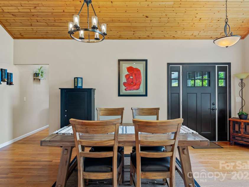 283 Grapevine Cove, Waynesville, NC 28785.  MLS# CAR4260835, YatesRealty ID 14836. Vaulted tongue and groove ceilings for space and warmth