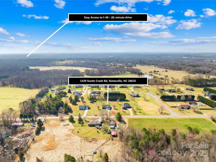 1429 Scotts Creek Road, Statesville, NC 28625.  MLS# CAR4233468, YatesRealty ID 14843. 