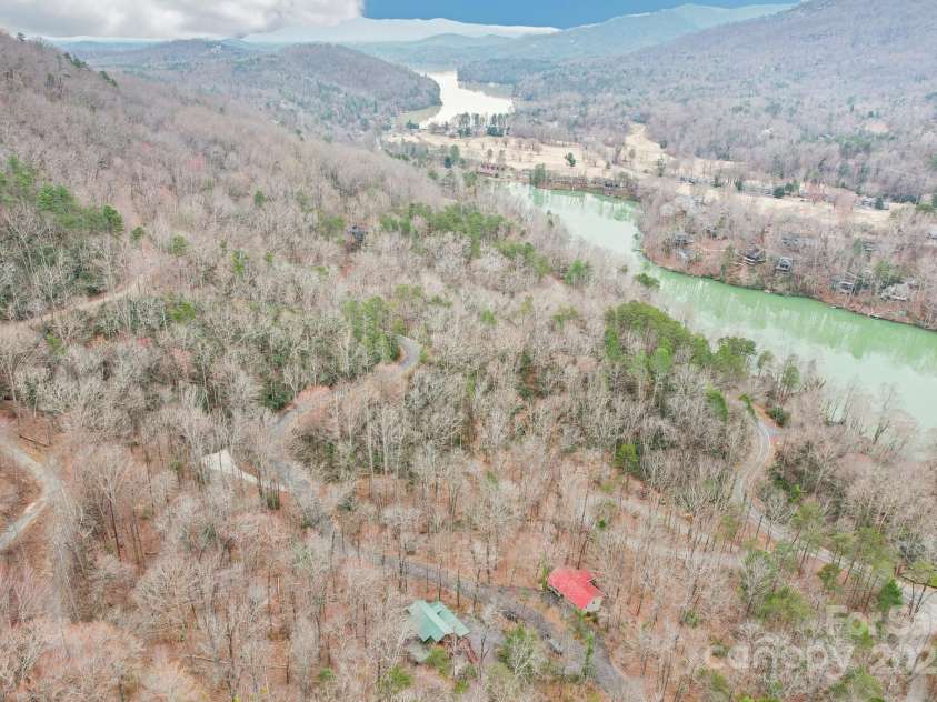217 Chalet Road, Lake Lure, NC 28746.  MLS# CAR4232804, YatesRealty ID 14846. Ariel