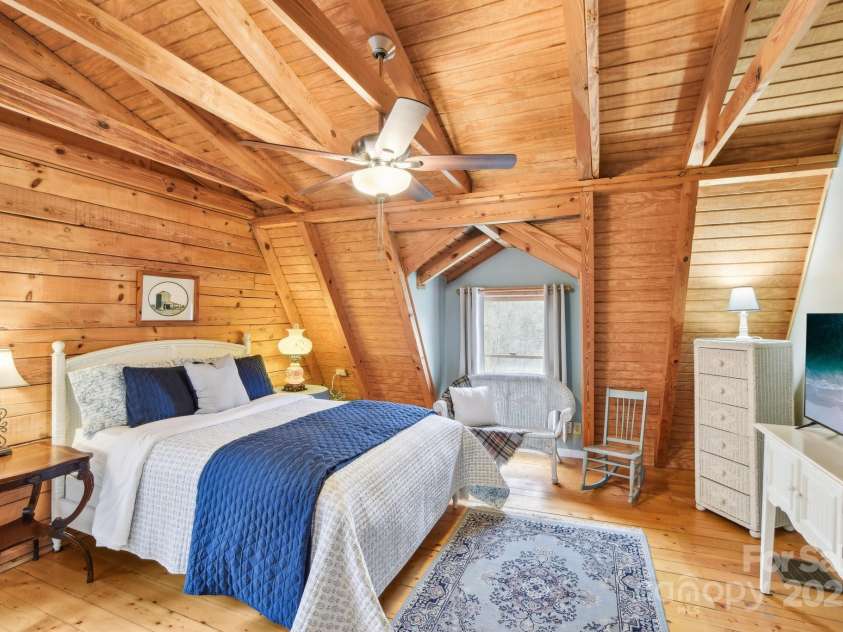 217 Chalet Road, Lake Lure, NC 28746.  MLS# CAR4232804, YatesRealty ID 14846. Primary Upstairs