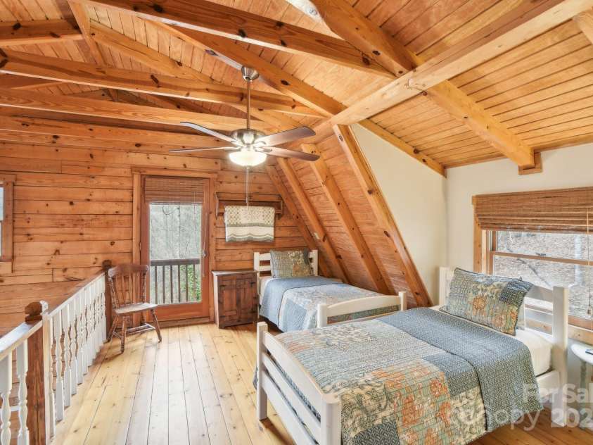 217 Chalet Road, Lake Lure, NC 28746.  MLS# CAR4232804, YatesRealty ID 14846. Sleeping Loft