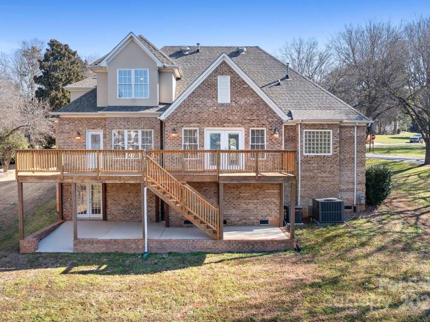 126 Emerald Drive, Mooresville, NC 28117.  MLS# CAR4224232, YatesRealty ID 14855. Backyard View